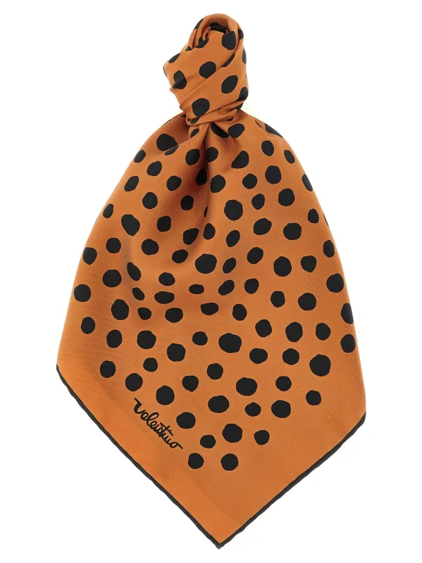 Pois Dalmata Scarves And Foulards Brown made by Valentino Garavani