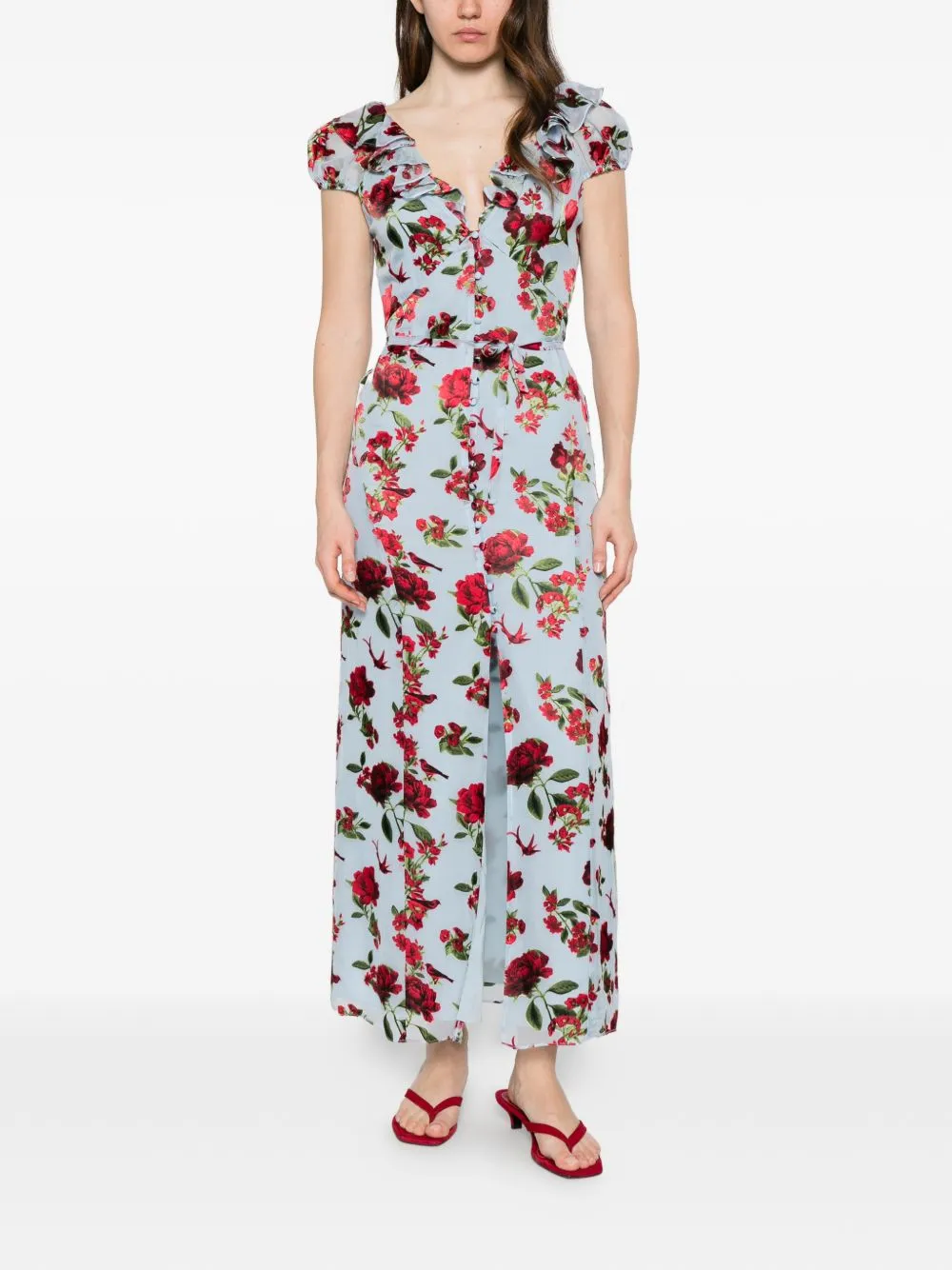 Tara Printed Long Dress sold by Wanan Luxury product image thumbnail 3