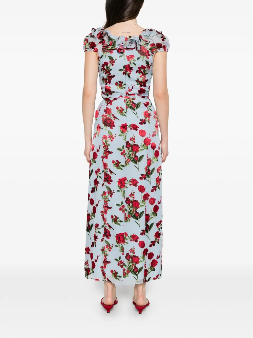 Tara Printed Long Dress sold by Wanan Luxury product image thumbnail 4