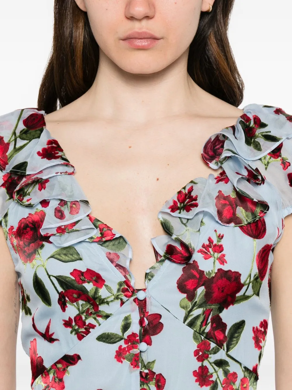 Tara Printed Long Dress sold by Wanan Luxury product image thumbnail 5