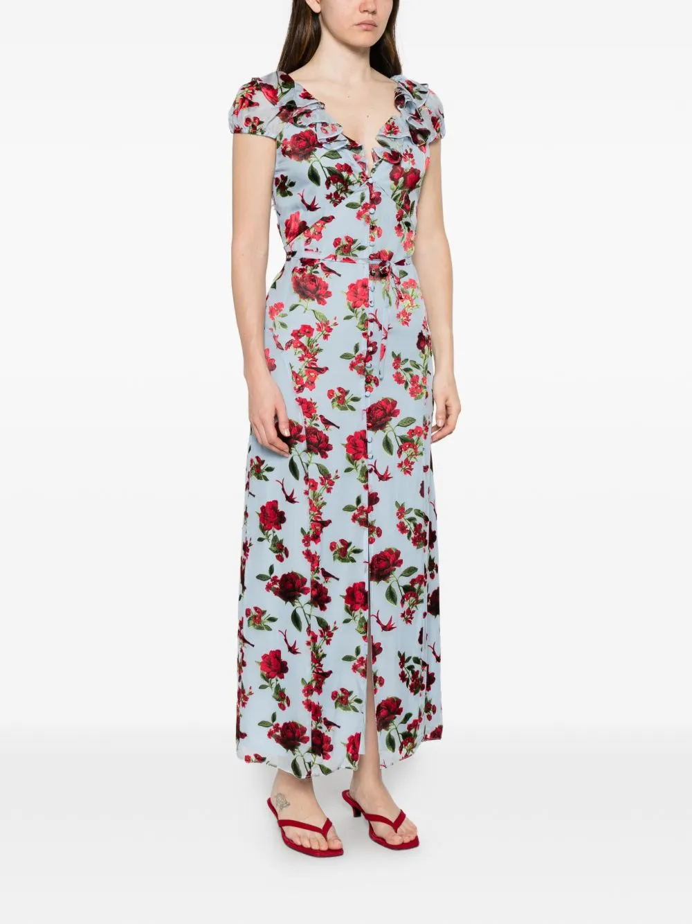 Tara Printed Long Dress sold by Wanan Luxury product image thumbnail 2