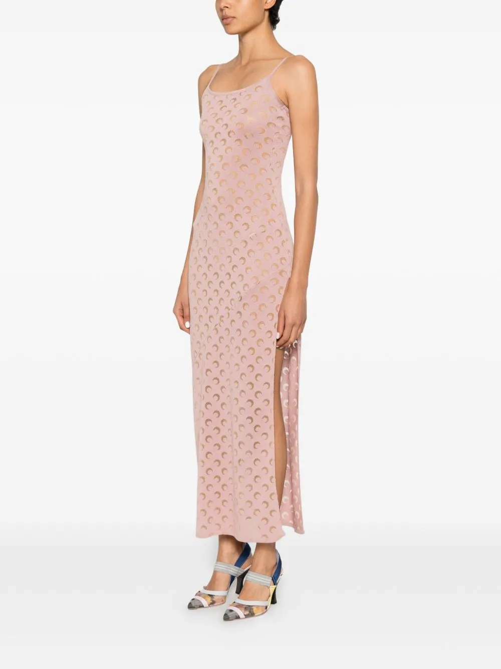 Moon Devore Long Dress sold by Wanan Luxury product image thumbnail 4