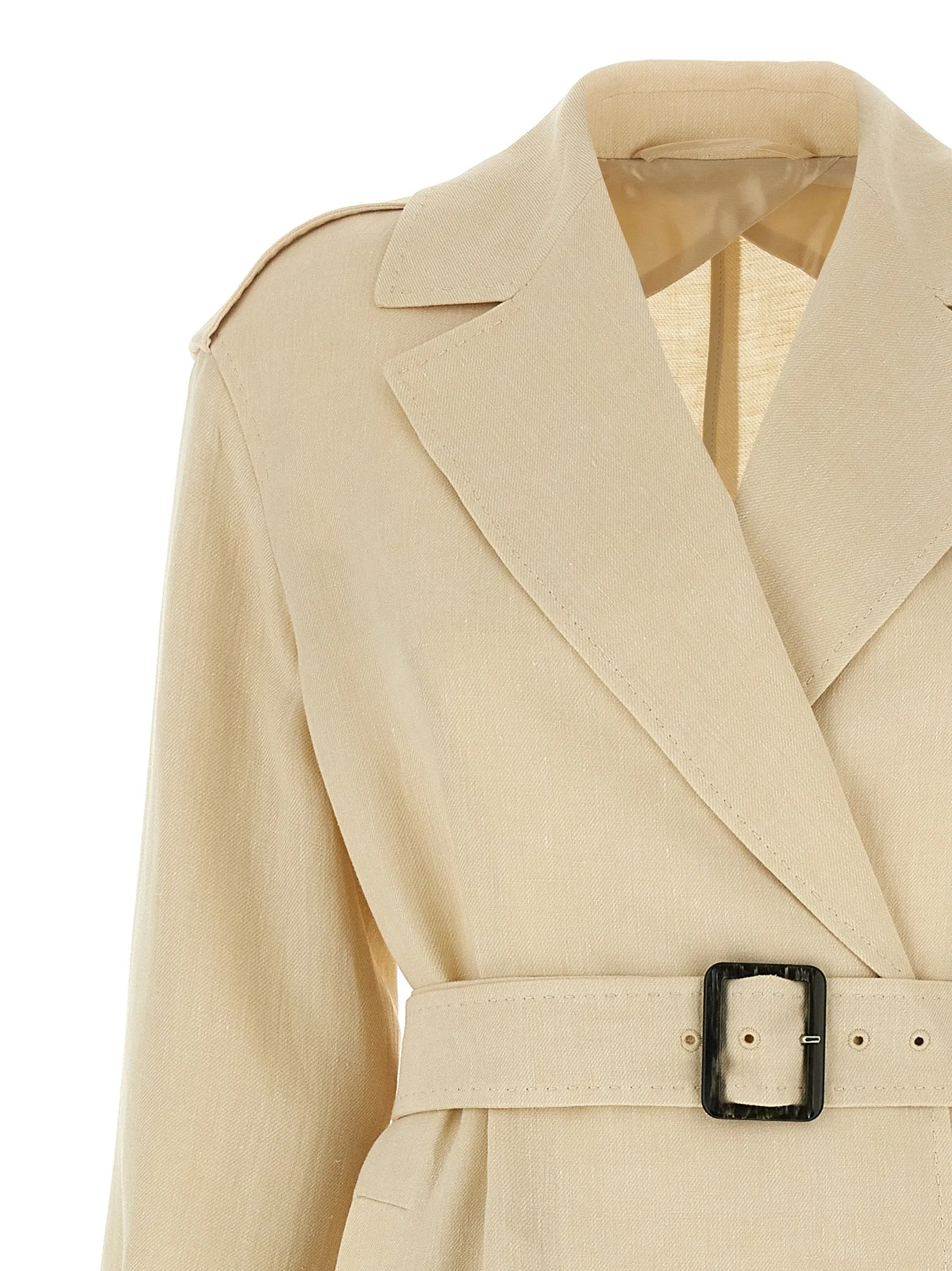 Vieste Coats And Trench Coats Beige sold by Wanan Luxury product image thumbnail 3