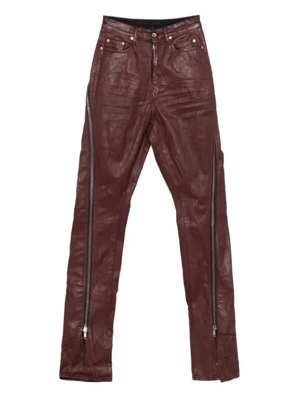 Bolan Banana Jeans With Side Zip made by Rick Owens