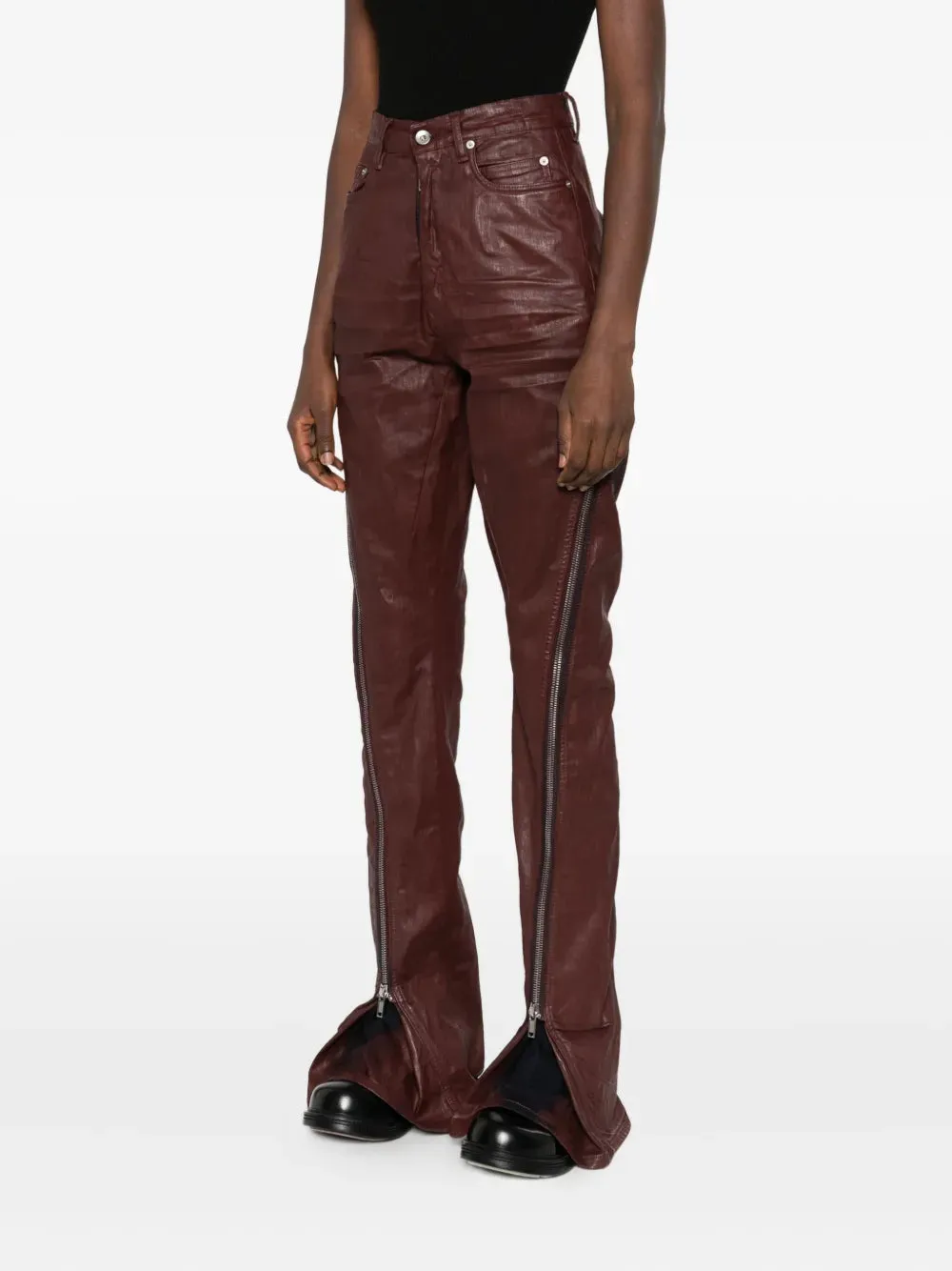 Bolan Banana Jeans With Side Zip sold by Wanan Luxury product image thumbnail 3