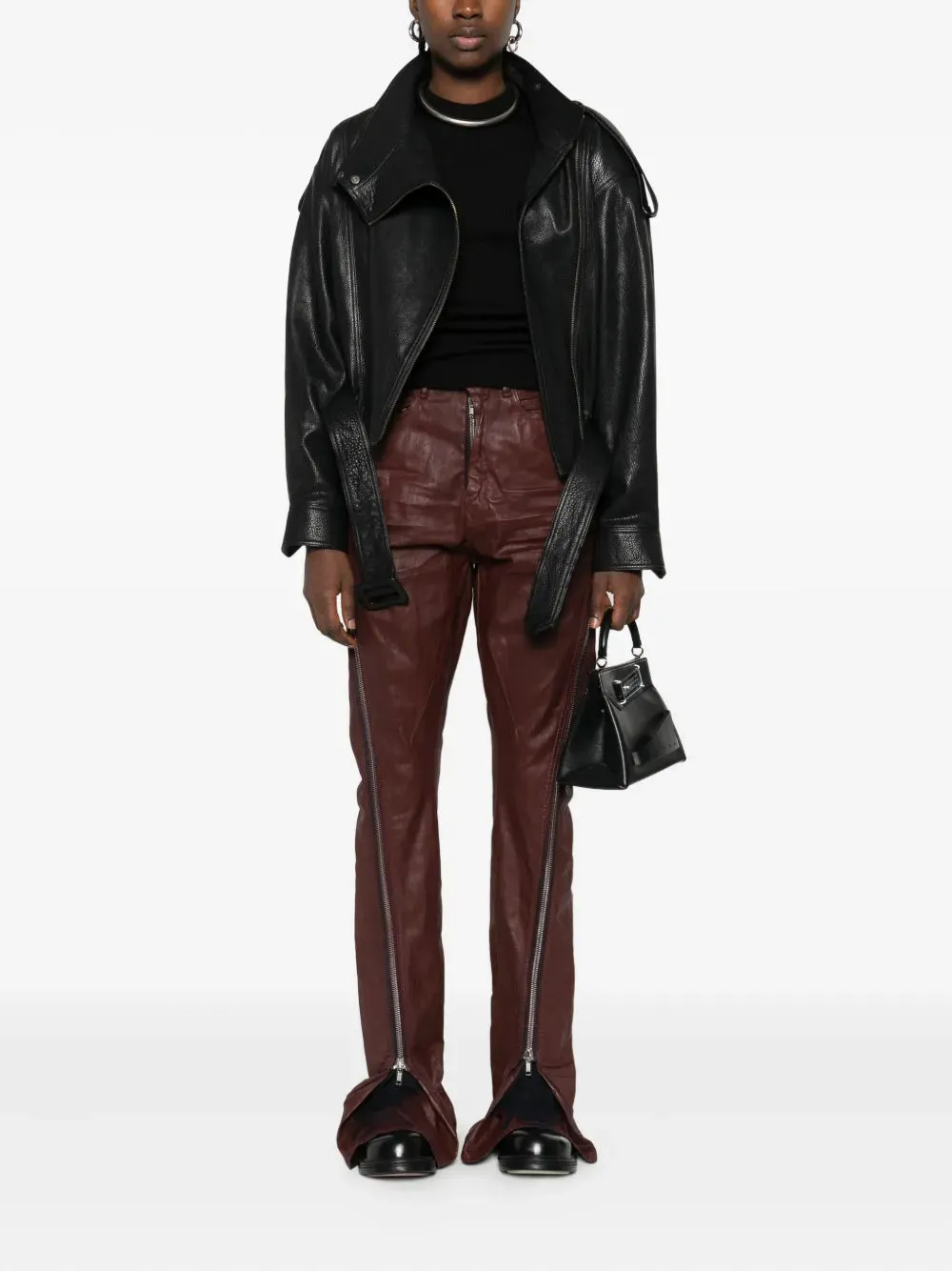 Bolan Banana Jeans With Side Zip sold by Wanan Luxury product image thumbnail 2