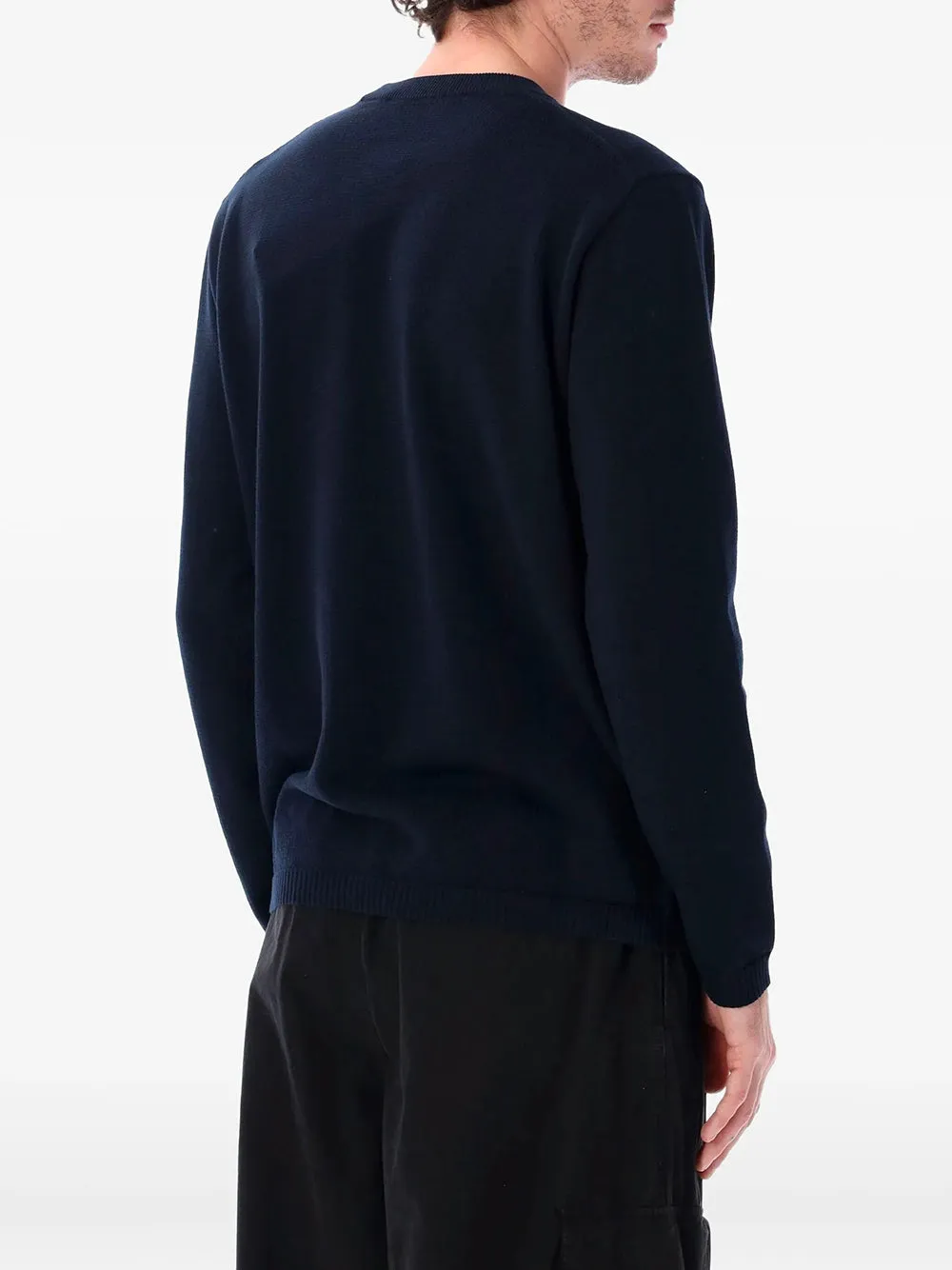 Loose Fit Ribbed Cotton Crewneck Sweater sold by Wanan Luxury product image thumbnail 4