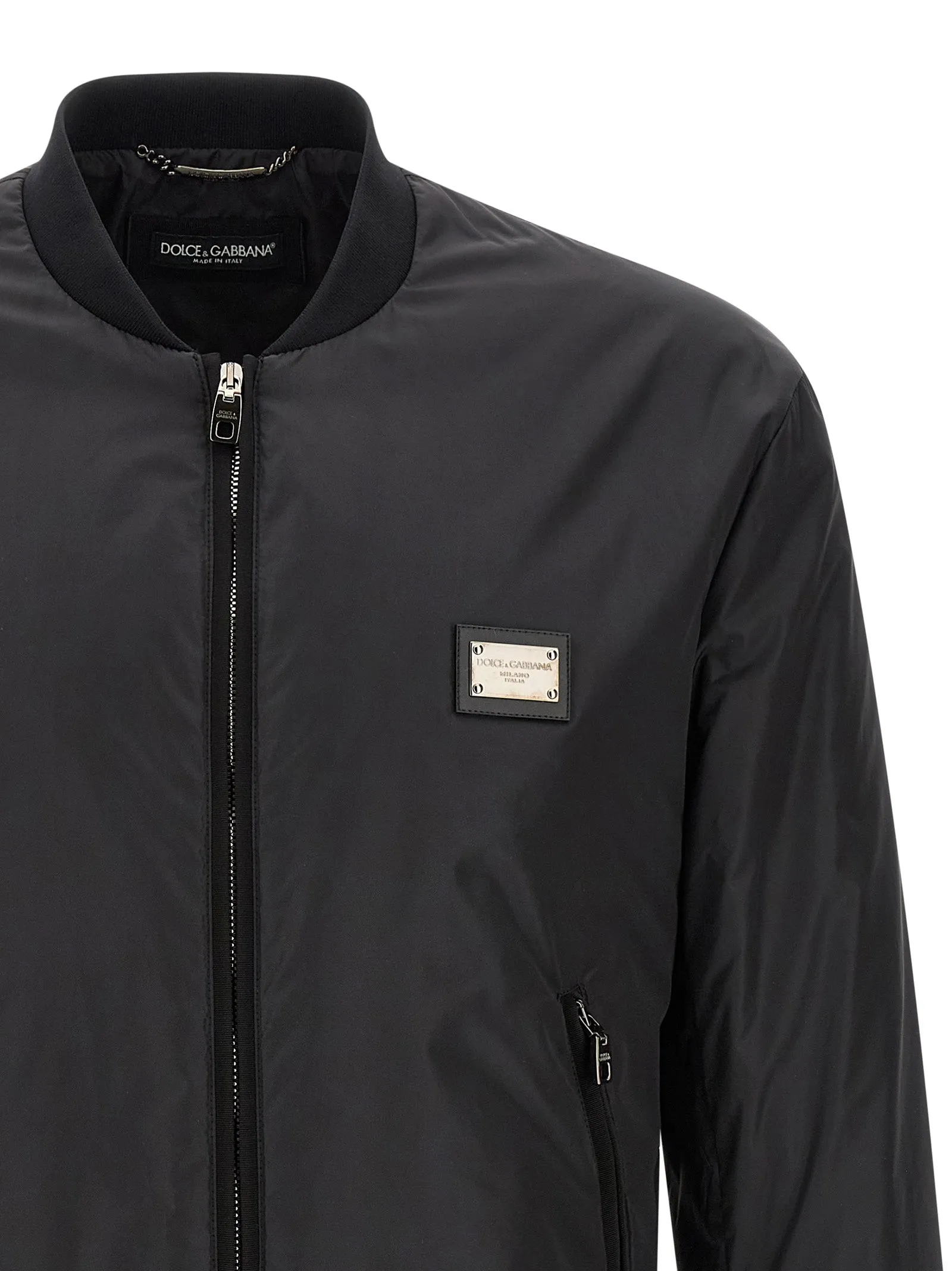 Logo Plaque Bomber Jacket Puffer Jackets Black sold by Wanan Luxury product image thumbnail 3