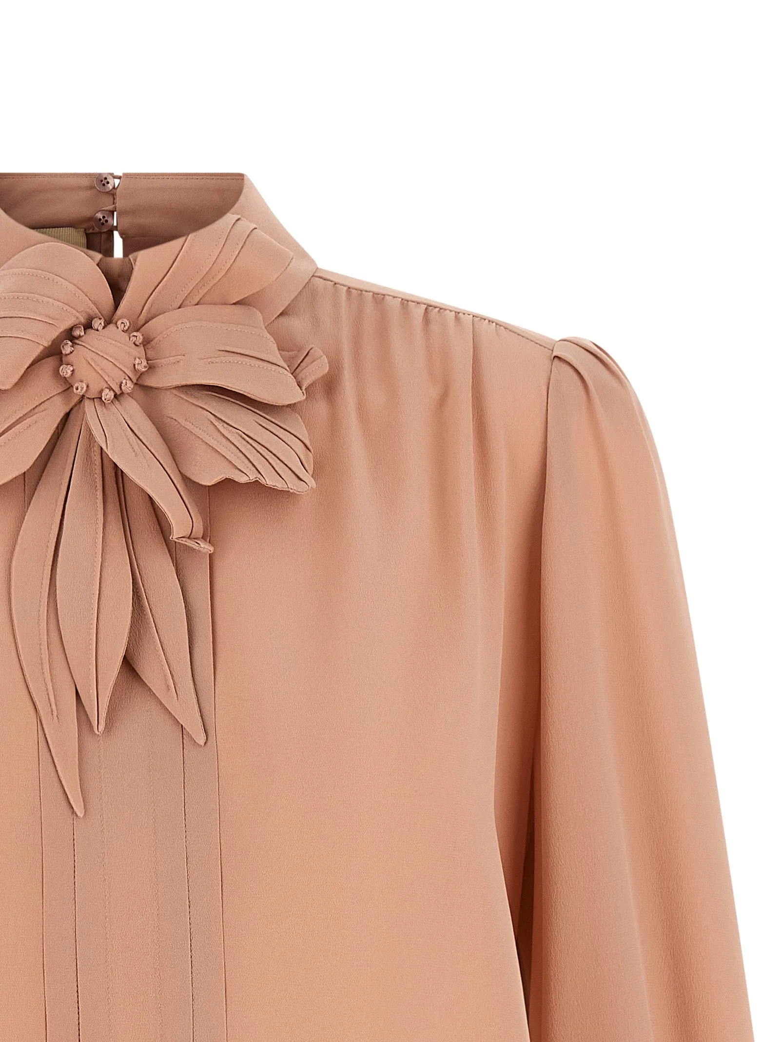 Valentino Garavani CrêPe Top Tops Pink sold by Wanan Luxury product image thumbnail 3