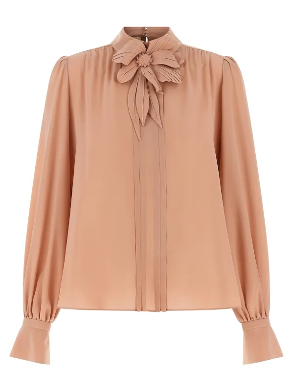 Valentino Garavani CrêPe Top Tops Pink made by Valentino Garavani