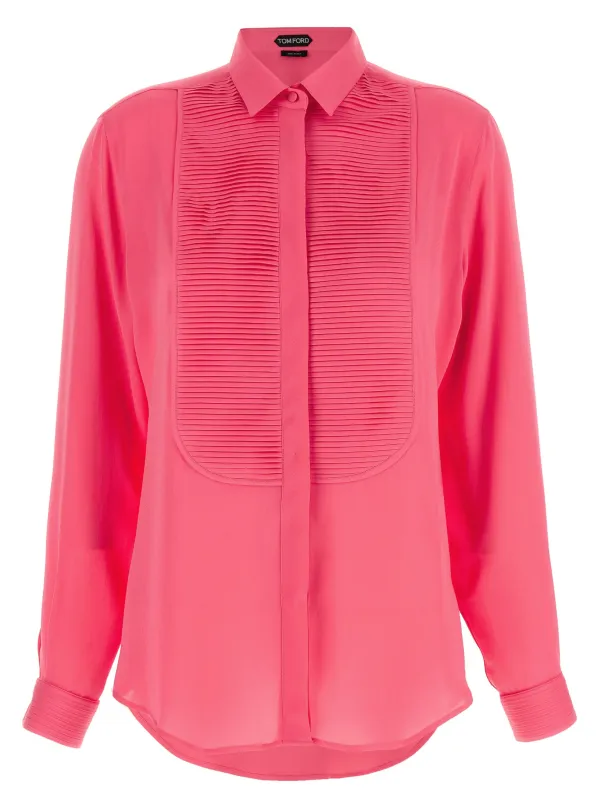 Tuxedo Shirt And Blouse Fuchsia made by Tom Ford