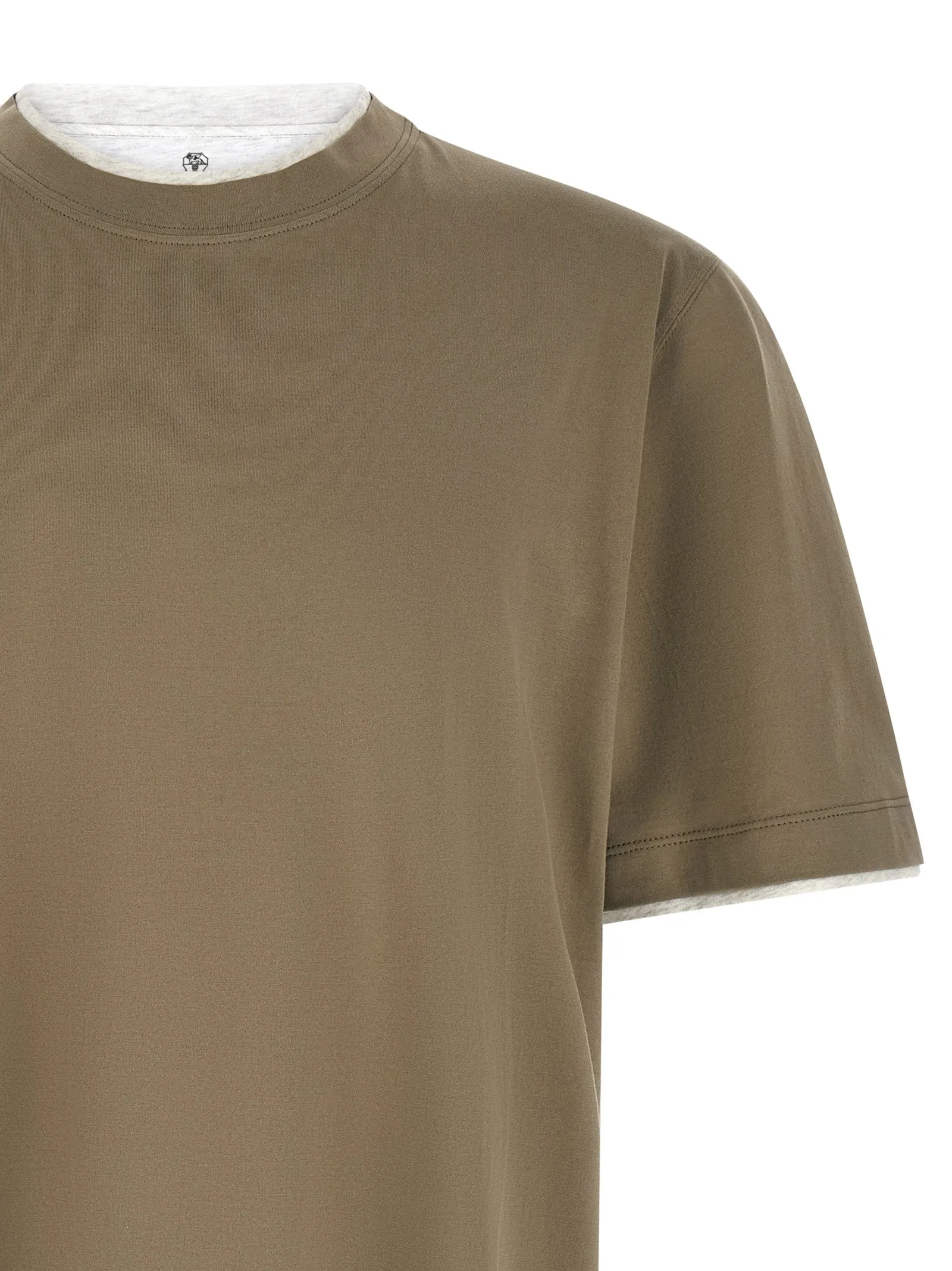 Double Layer T-Shirt Green sold by Wanan Luxury product image thumbnail 3