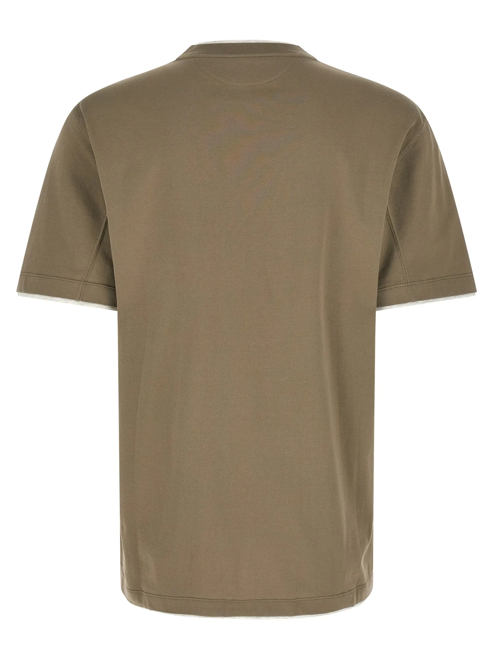 Double Layer T-Shirt Green sold by Wanan Luxury product image thumbnail 2