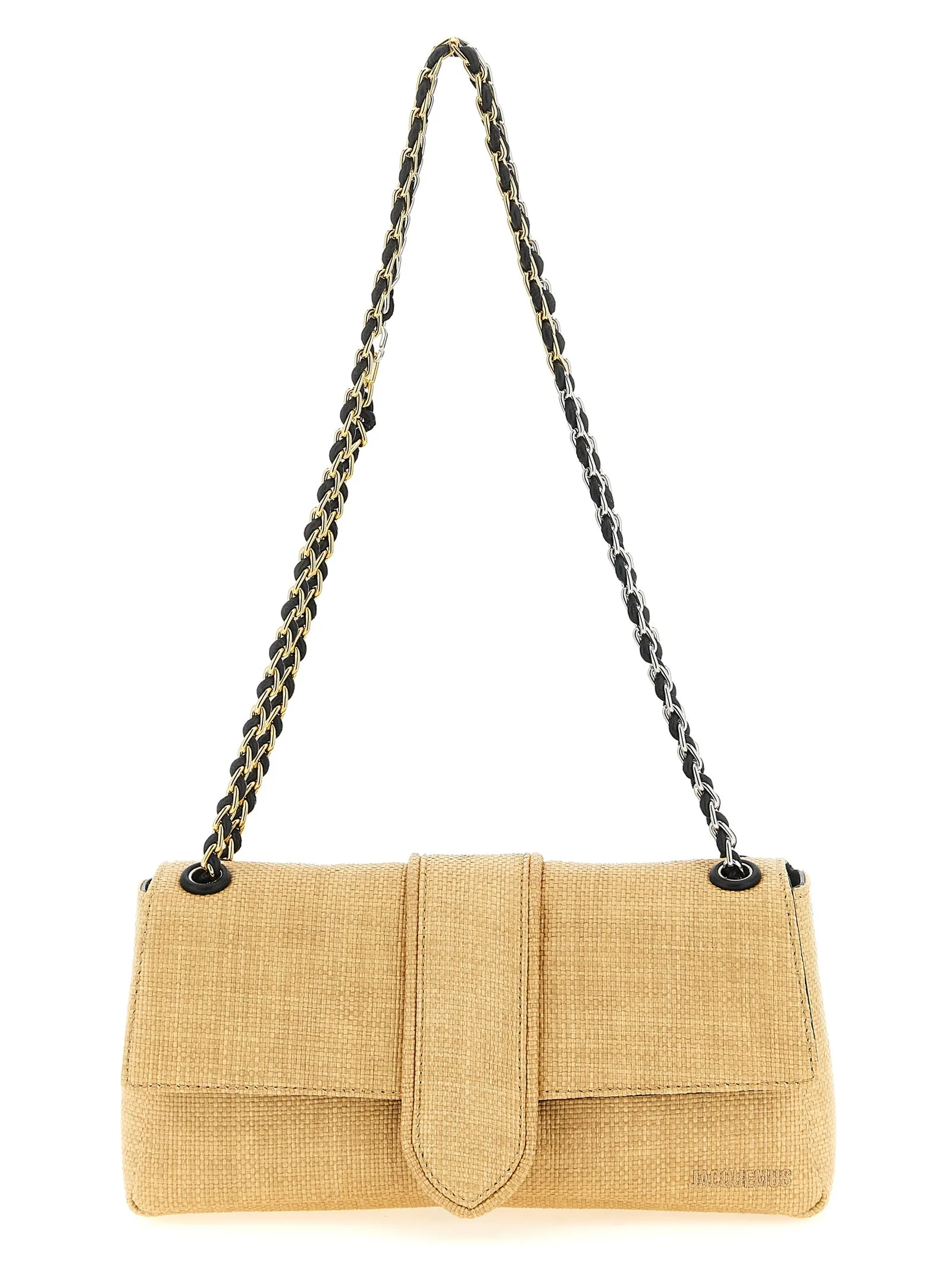Le Bambino ChaîNe Shoulder Bags Beige sold by Wanan Luxury