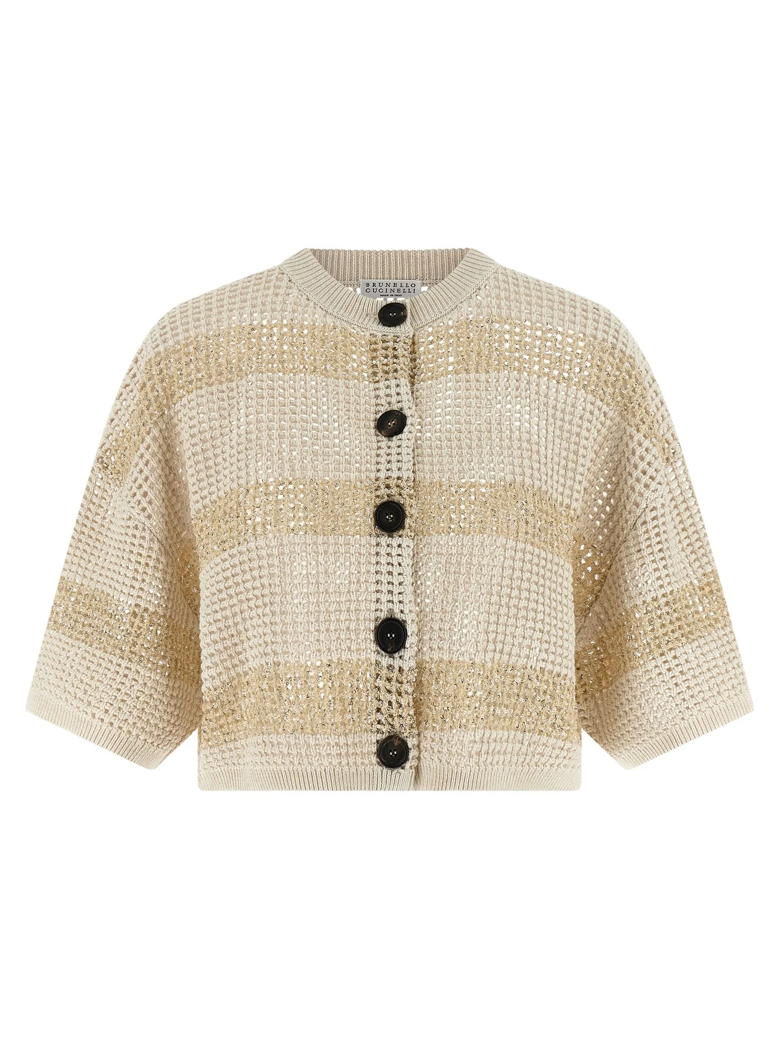 Crop Sweaters And Cardigans Beige sold by Wanan Luxury