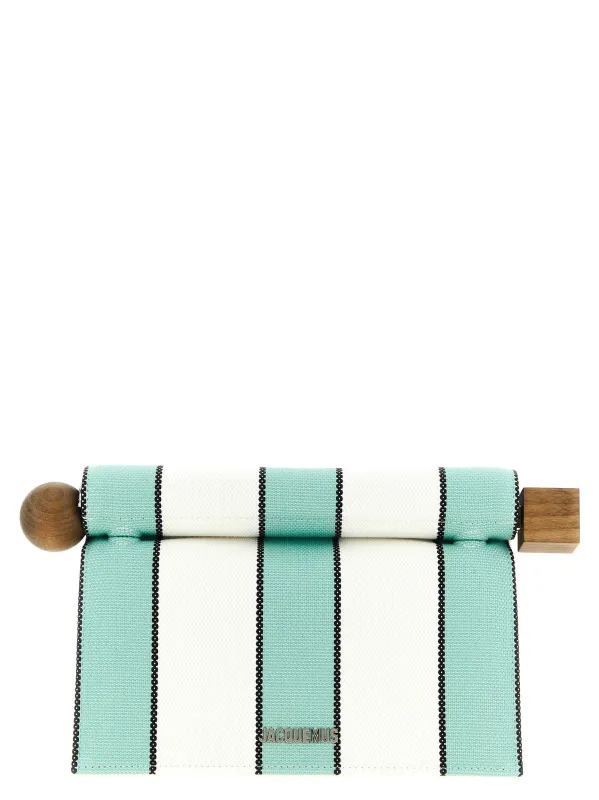 La Pochette Rond Carré Clutch Multicolor made by Jacquemus
