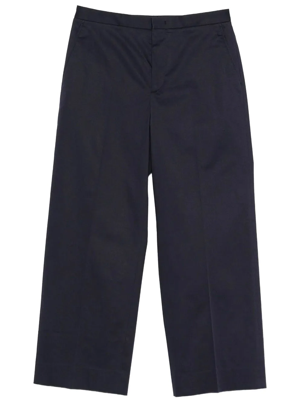 Angel Pressed-Crease Cotton Trousers sold by Wanan Luxury