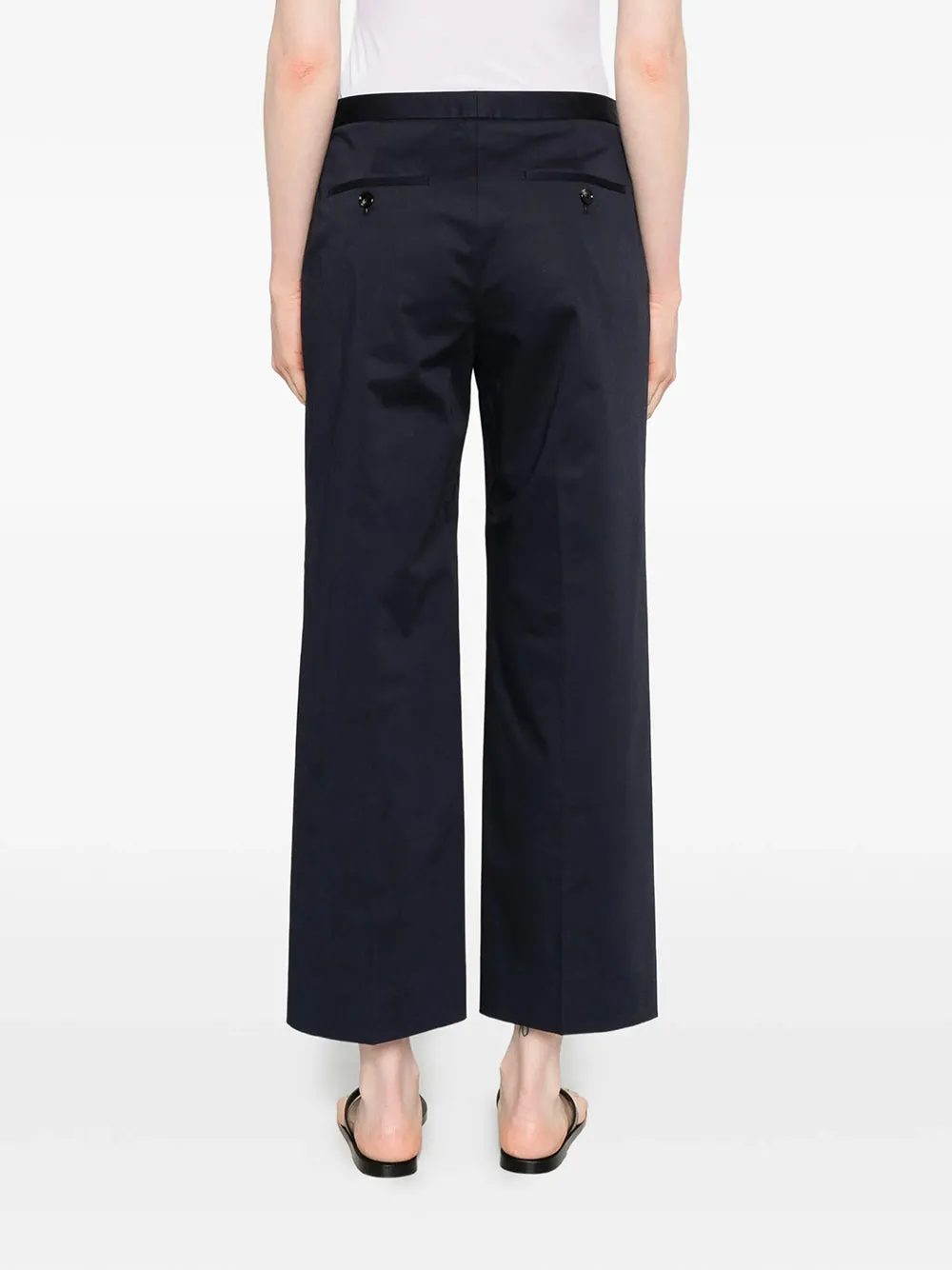 Angel Pressed-Crease Cotton Trousers sold by Wanan Luxury product image thumbnail 2