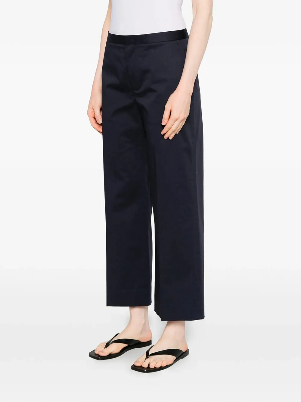 Angel Pressed-Crease Cotton Trousers sold by Wanan Luxury product image thumbnail 3