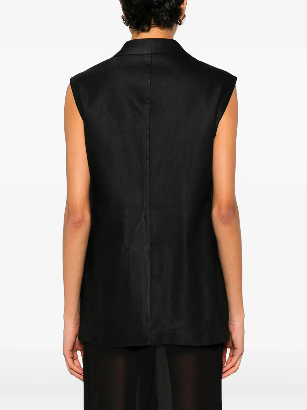 Double-Breasted Sleeveless Waistcoat sold by Wanan Luxury product image thumbnail 3
