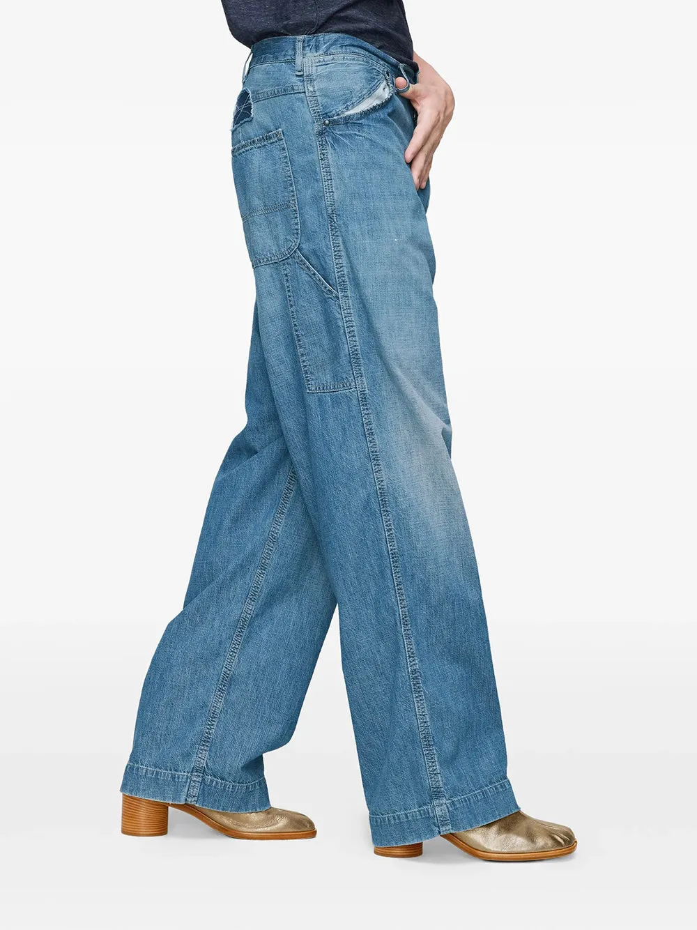 Wide-Leg Jeans sold by Wanan Luxury product image thumbnail 3
