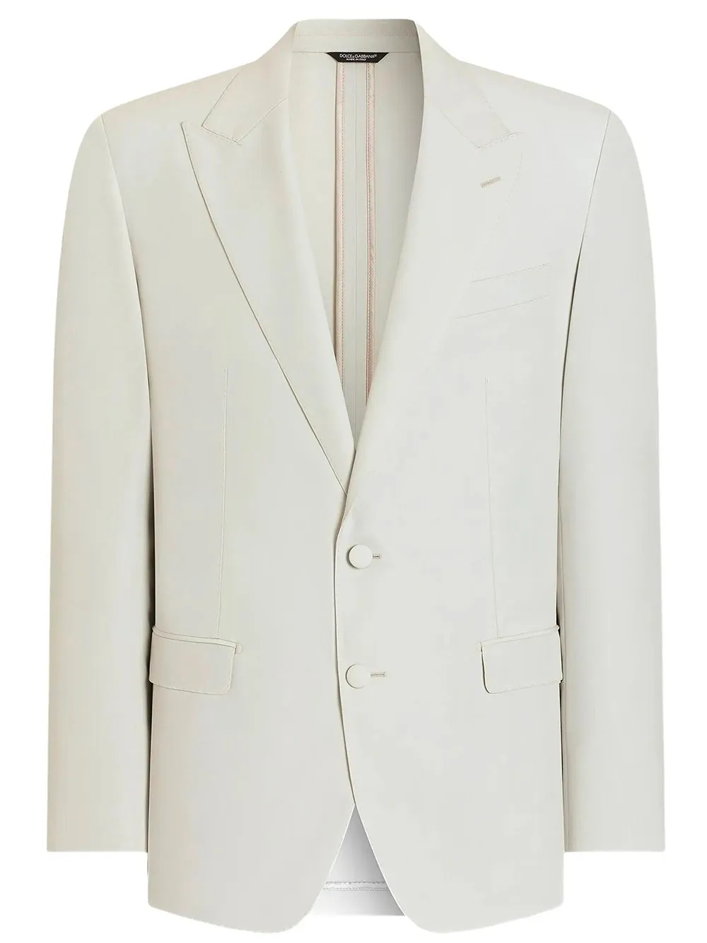Single-Breasted Wool Poplin Jacket sold by Wanan Luxury