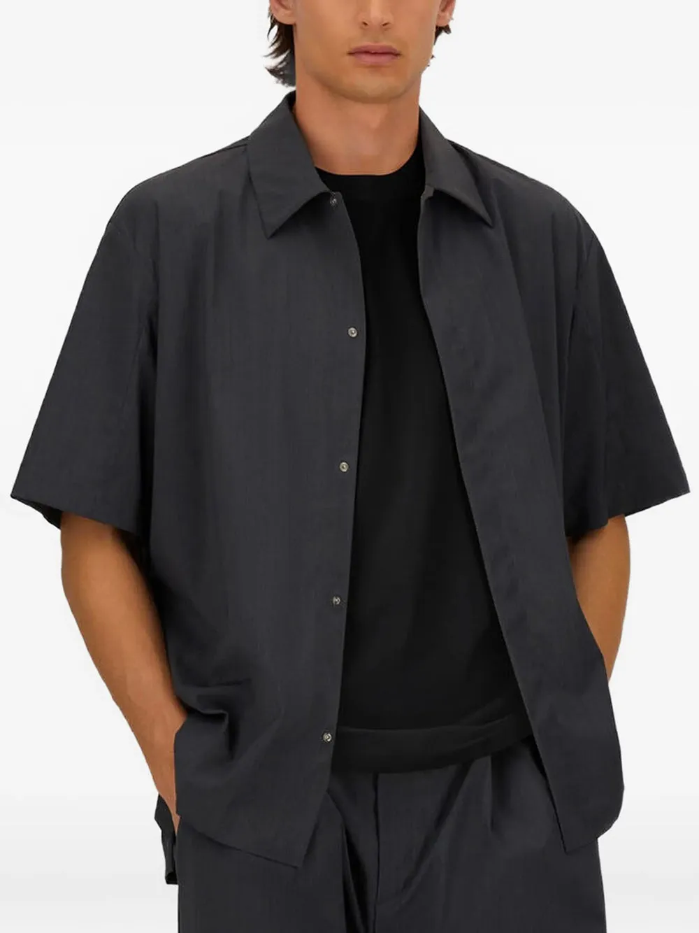 Stretch-Cotton Jersey T-Shirt With Scuba Details sold by Wanan Luxury product image thumbnail 3