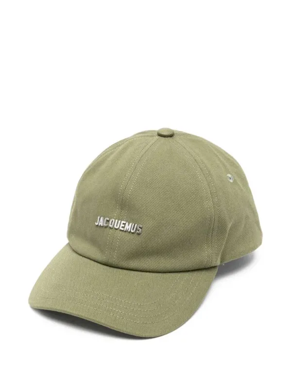 Cotton Baseball Cap With Logo made by Jacquemus