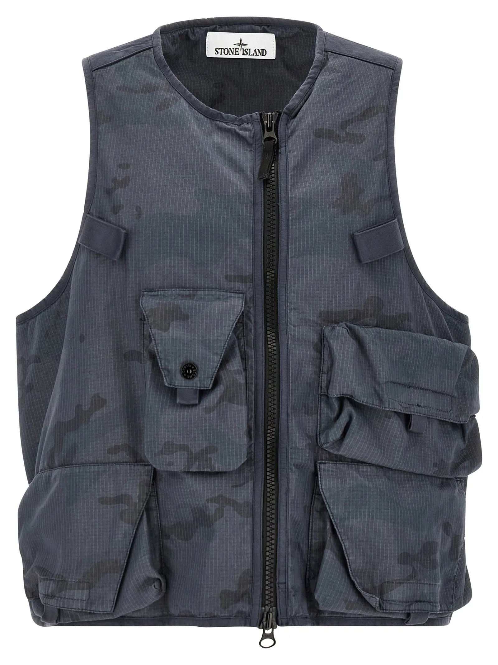 Camouflage Vest Gilet Blue sold by Wanan Luxury