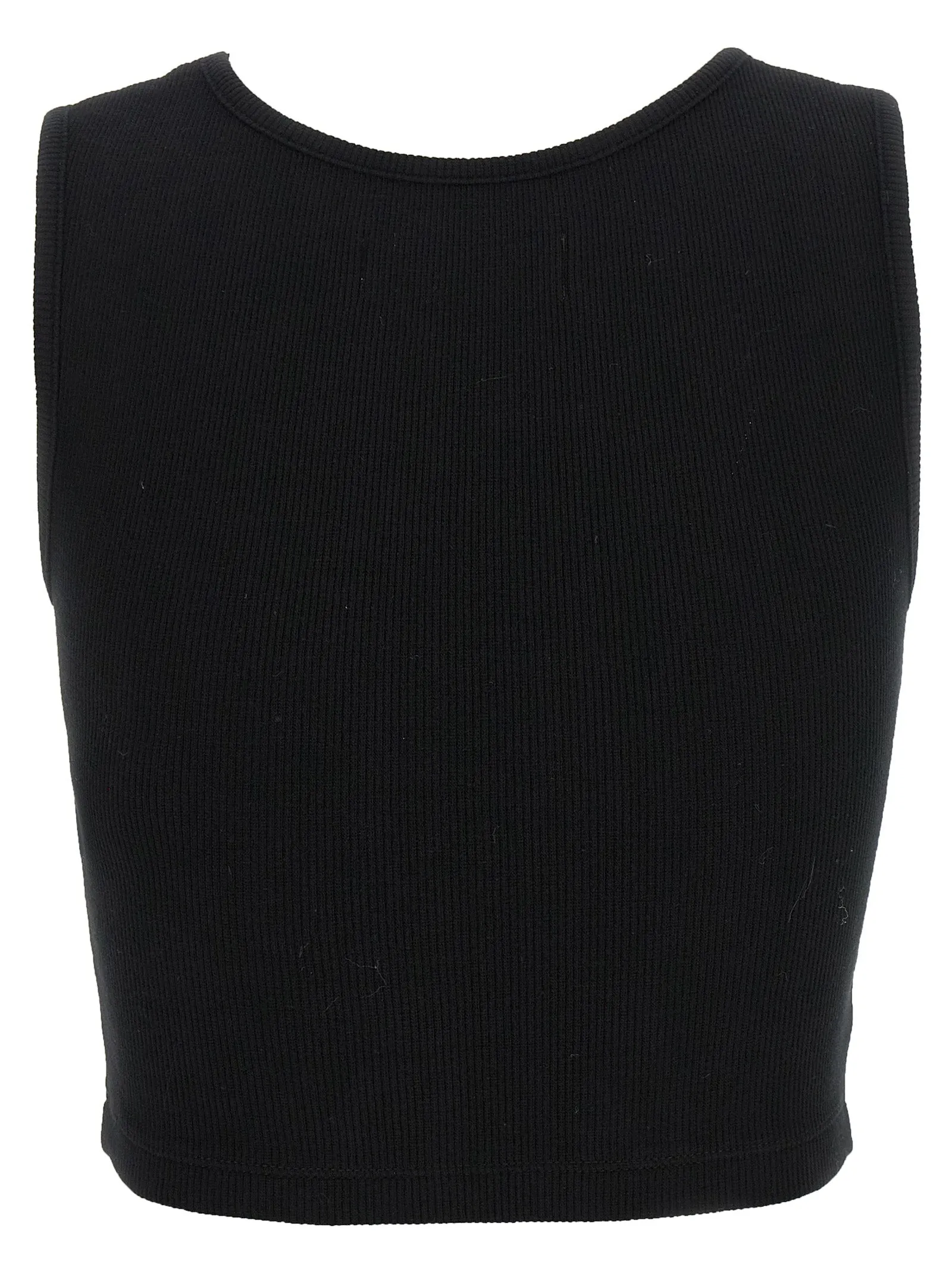 Cropped Rib Tops Black sold by Wanan Luxury product image thumbnail 2