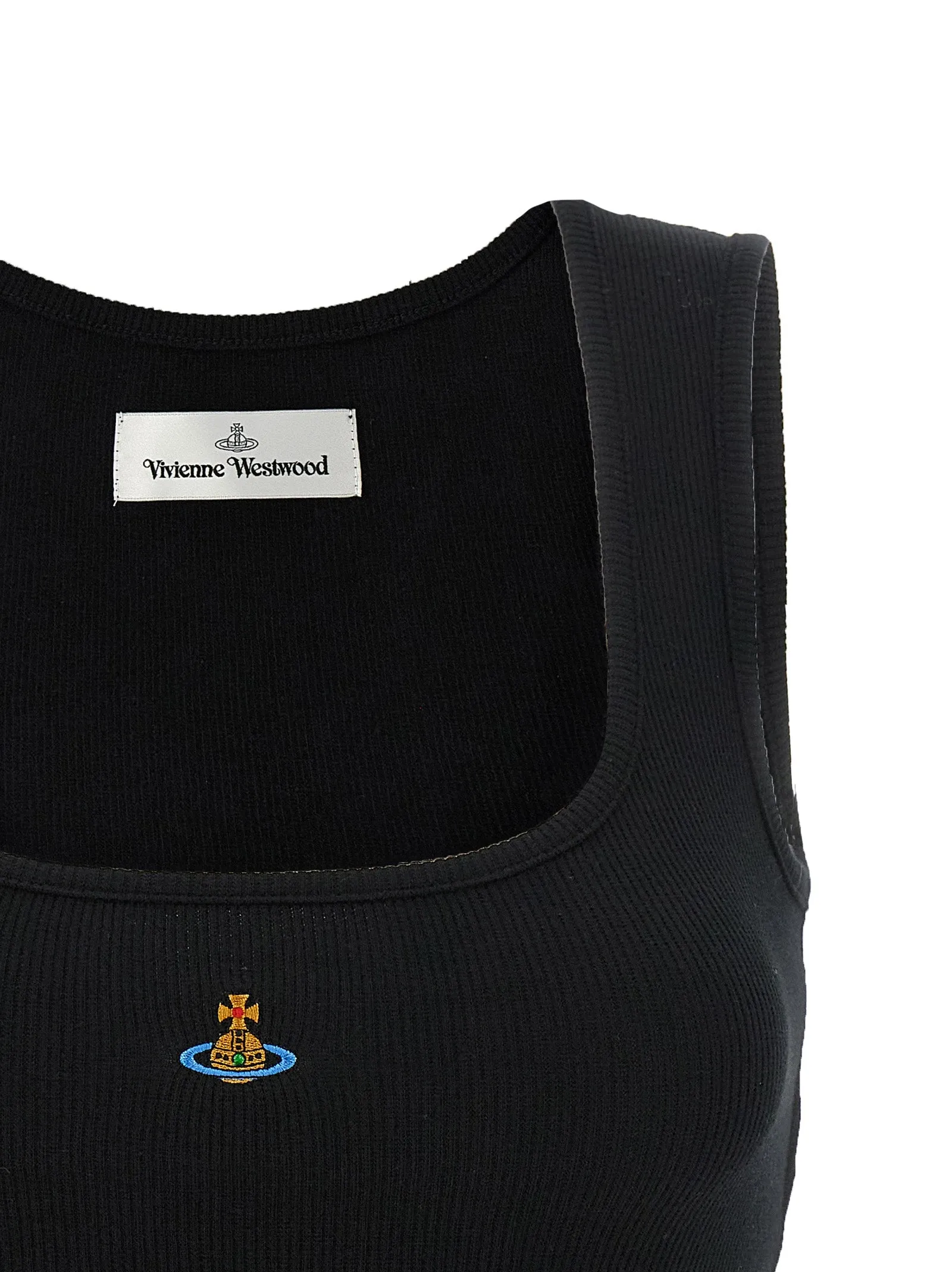 Cropped Rib Tops Black sold by Wanan Luxury product image thumbnail 3
