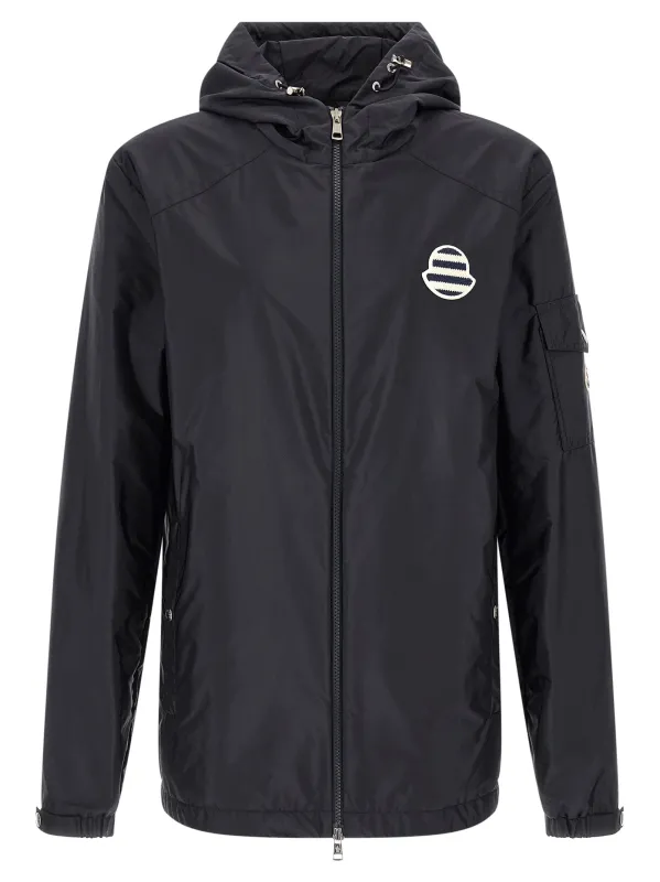 Mornay Puffer Jackets Blue made by Moncler