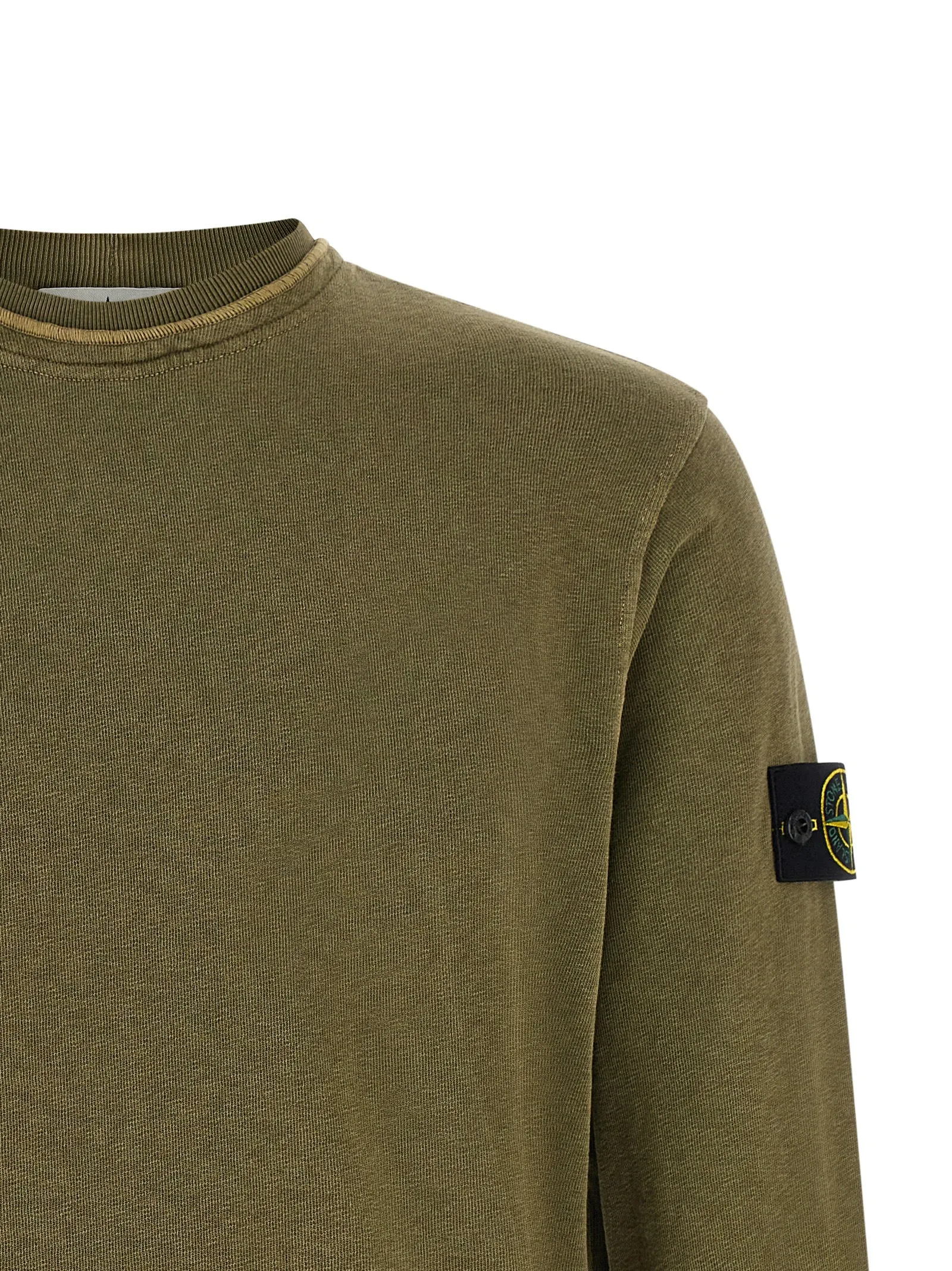 Brushed Cotton Sweatshirt Green sold by Wanan Luxury product image thumbnail 3