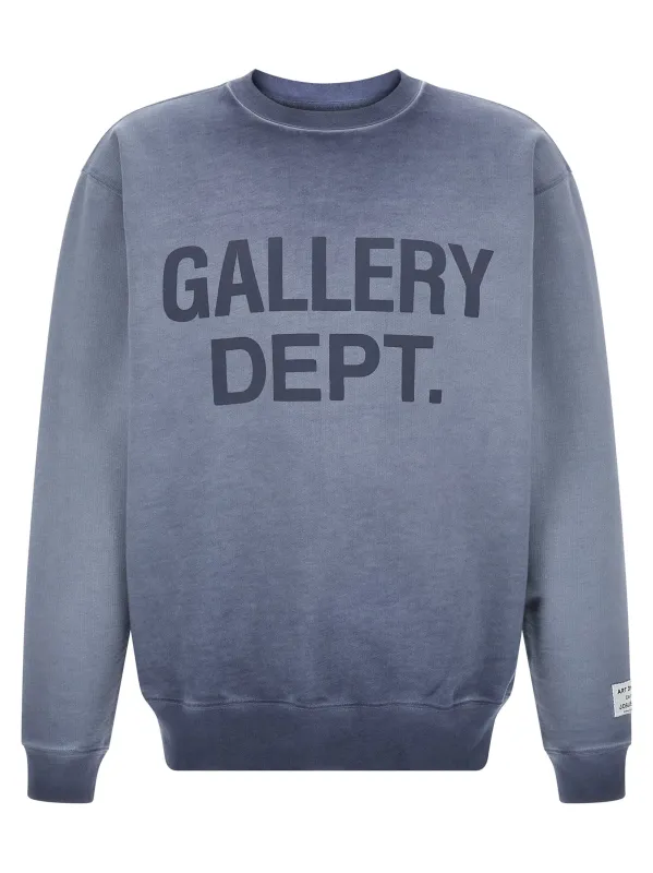 Logo Print Sweatshirt Blue made by Gallery Dept.