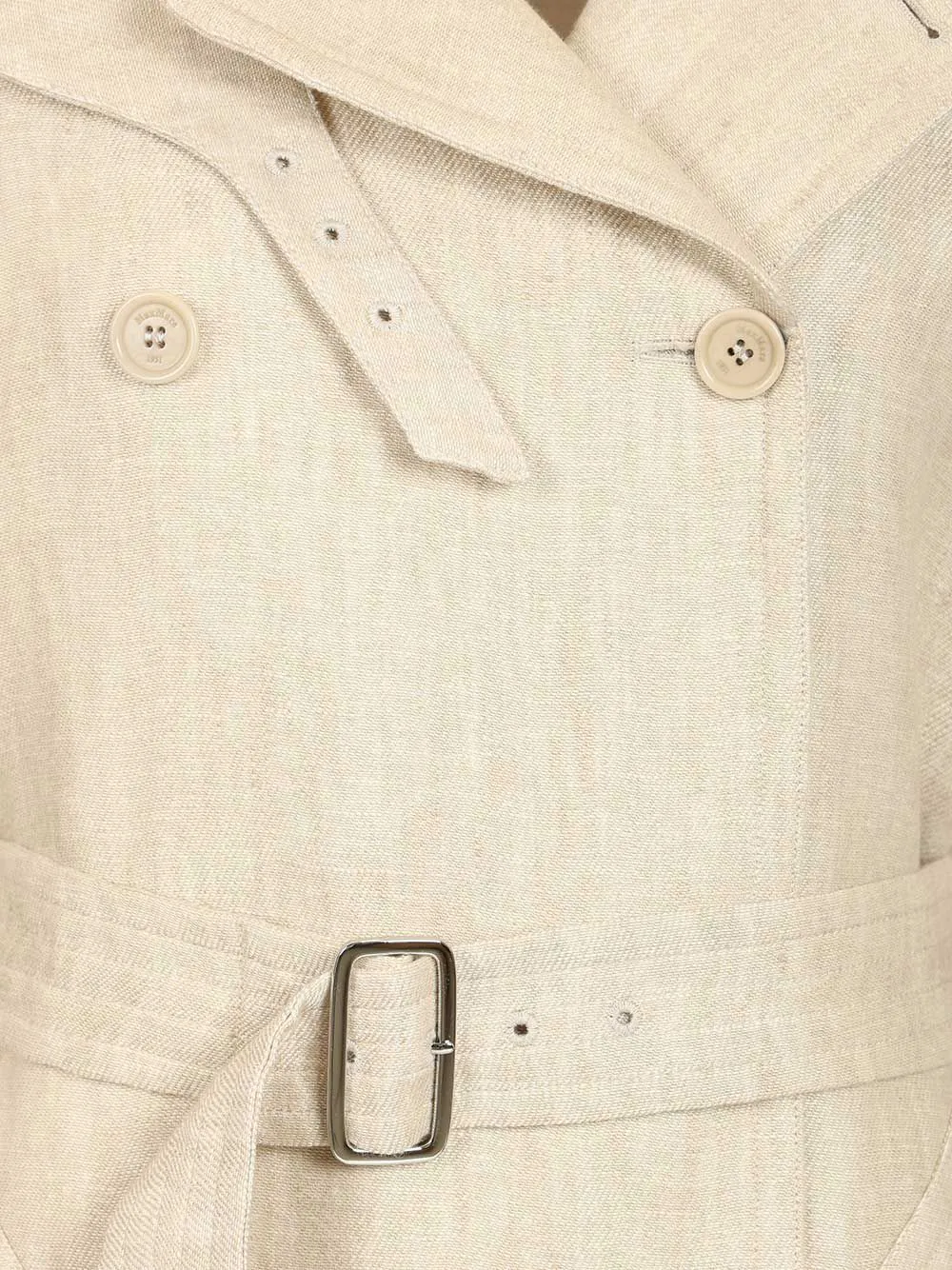 Trench Double Breasted Coat Coats White sold by Wanan Luxury product image thumbnail 4