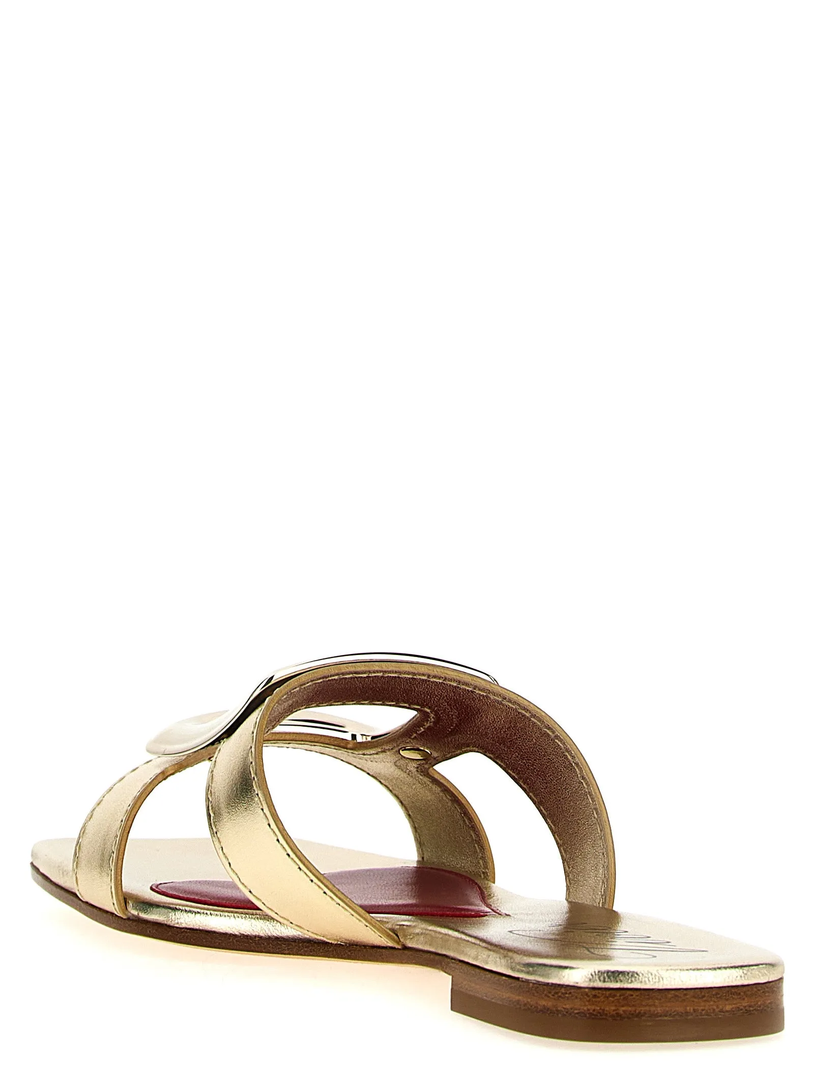 New Metal Buckle Sandals Gold sold by Wanan Luxury product image thumbnail 3