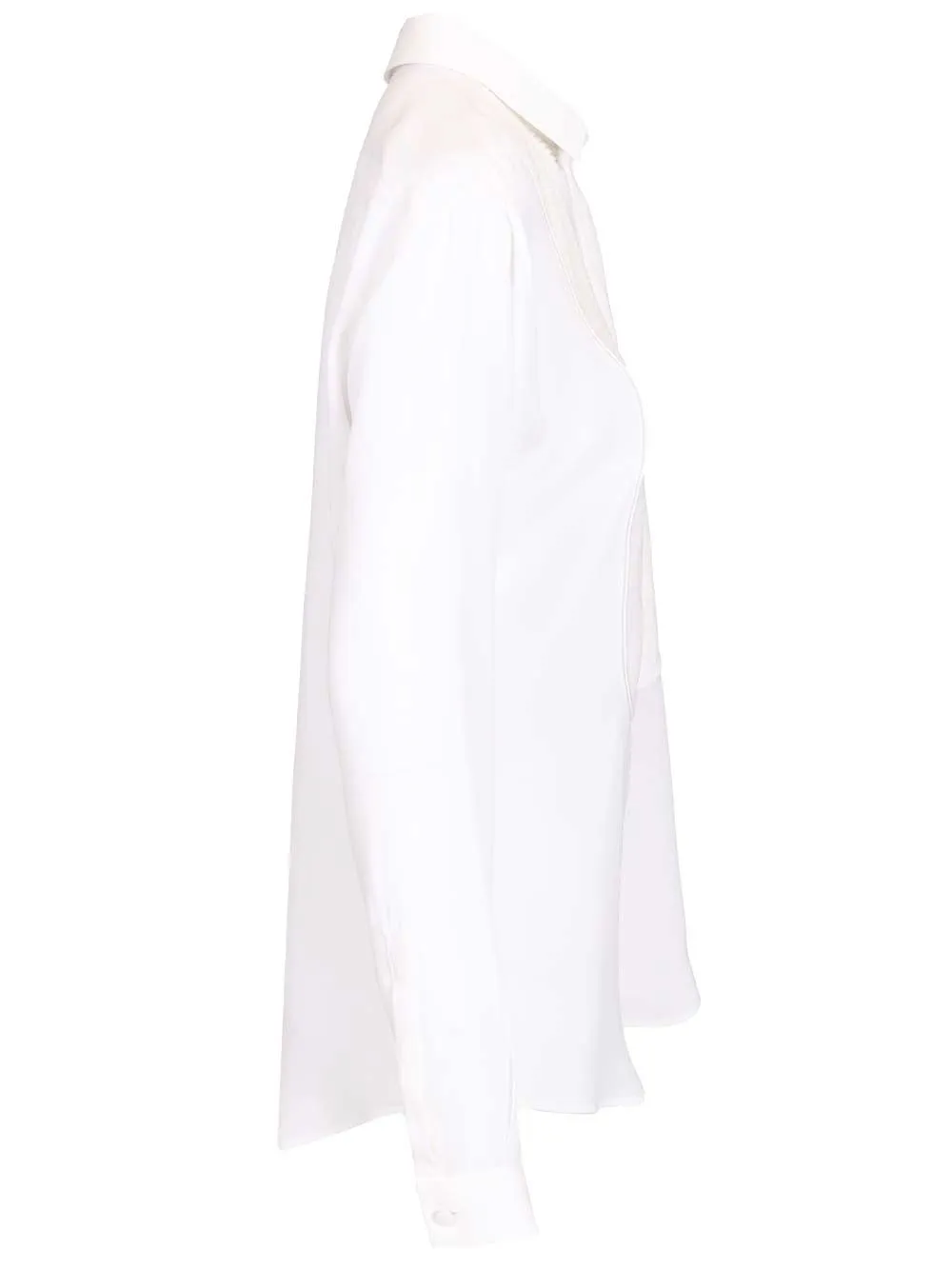 Silk Tuxedo Shirt Shirts White sold by Wanan Luxury product image thumbnail 3