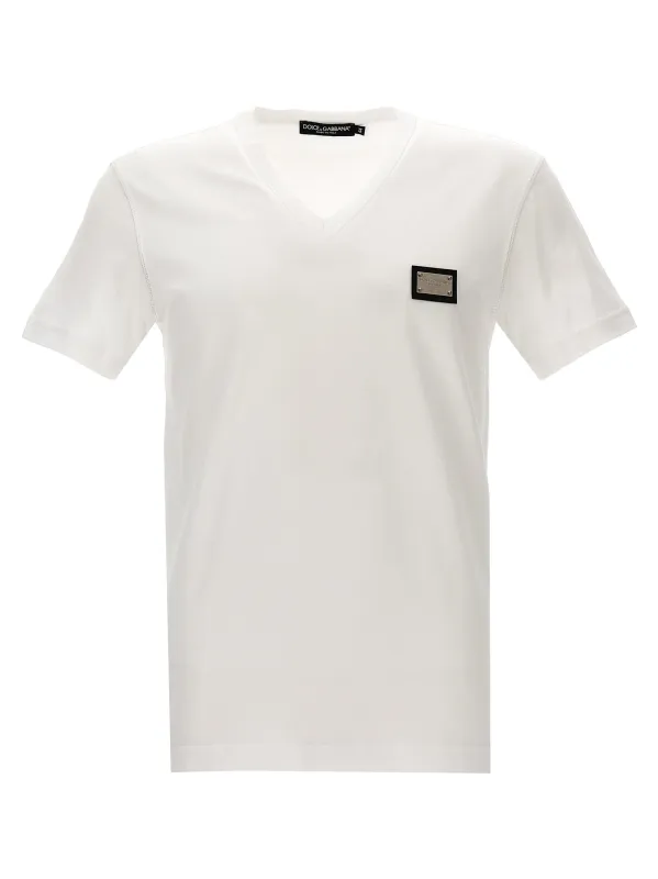 Logo T-Shirt White made by Dolce & Gabanna