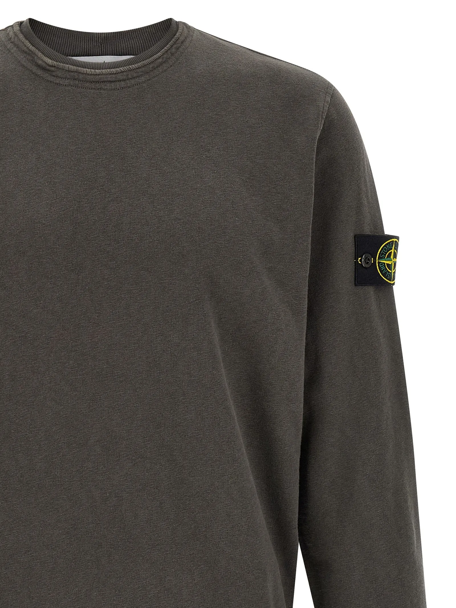 Brushed Cotton Sweatshirt Gray sold by Wanan Luxury product image thumbnail 3