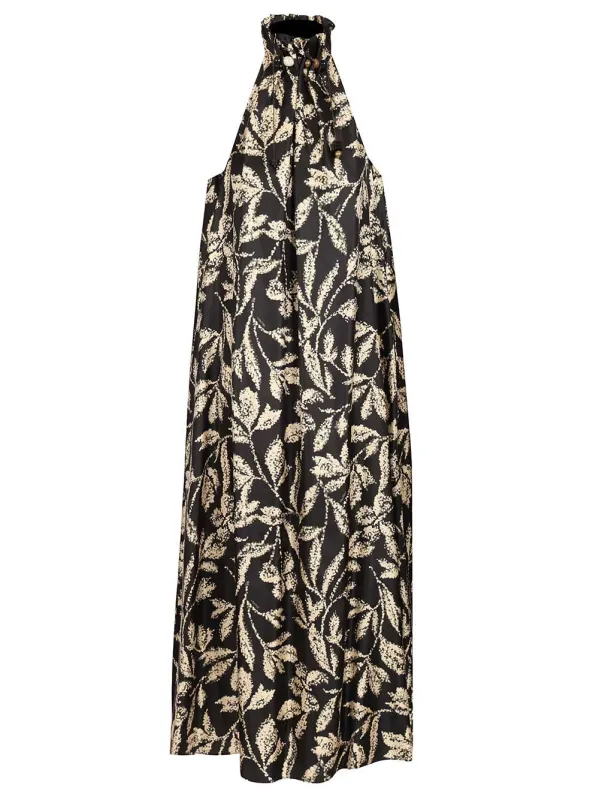 Printed Silk Twill Dress Dresses Multicolor made by MaxMara