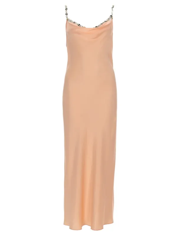 Abito Midi In Raso made by Rabanne
