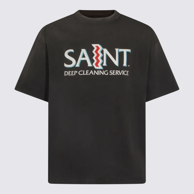 T-Shirts And Polos Black made by Saint Mxxxxxx