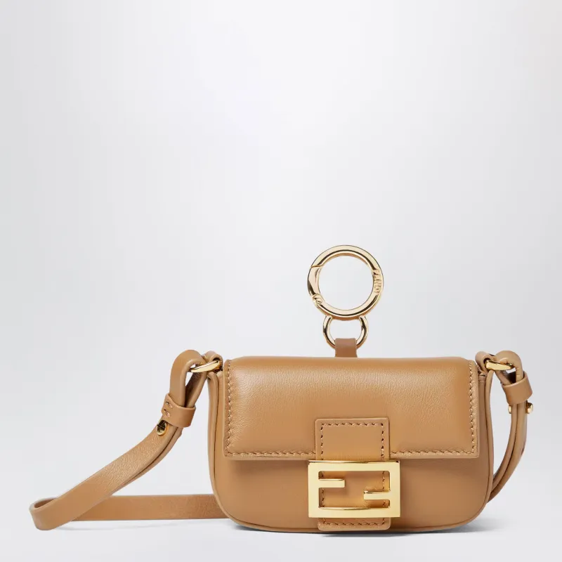 Nano Baguette Charm Cappuccino made by Fendi