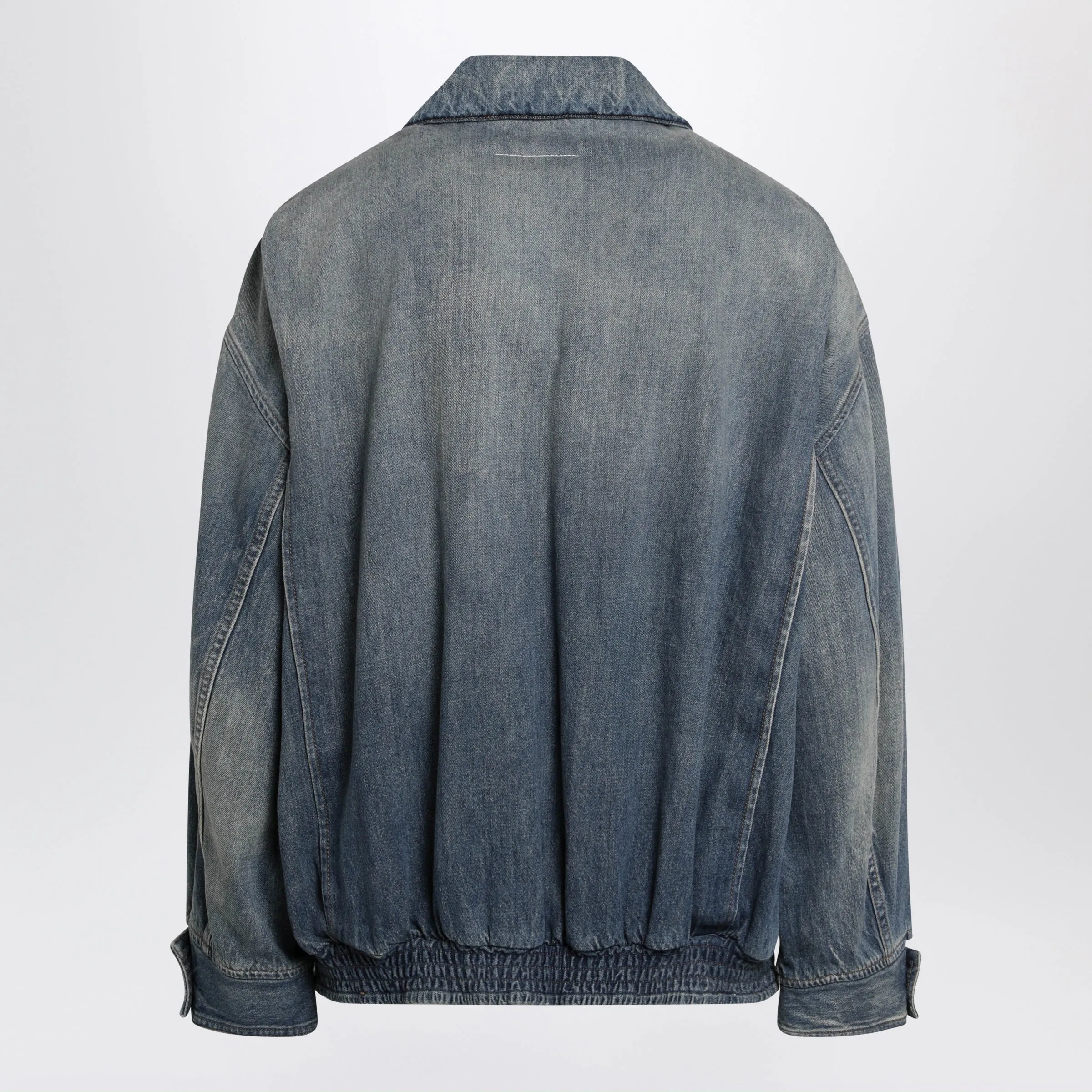Blue Denim Jacket With Flap Pockets sold by Wanan Luxury product image thumbnail 2