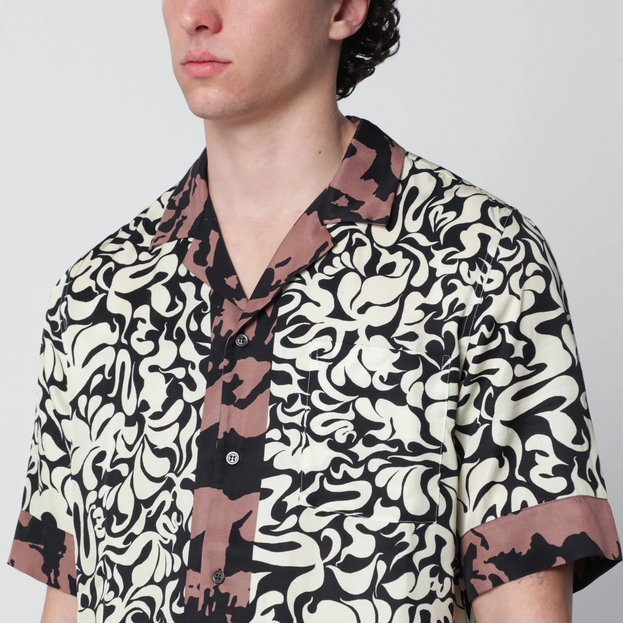 Shirt With Graphic Squiggle Print sold by Wanan Luxury product image thumbnail 2