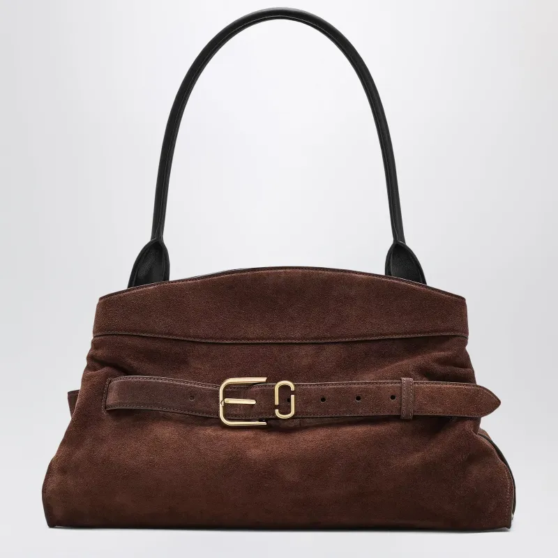 Dakota Bag In Suede Dark Brown made by Marc Jacobs