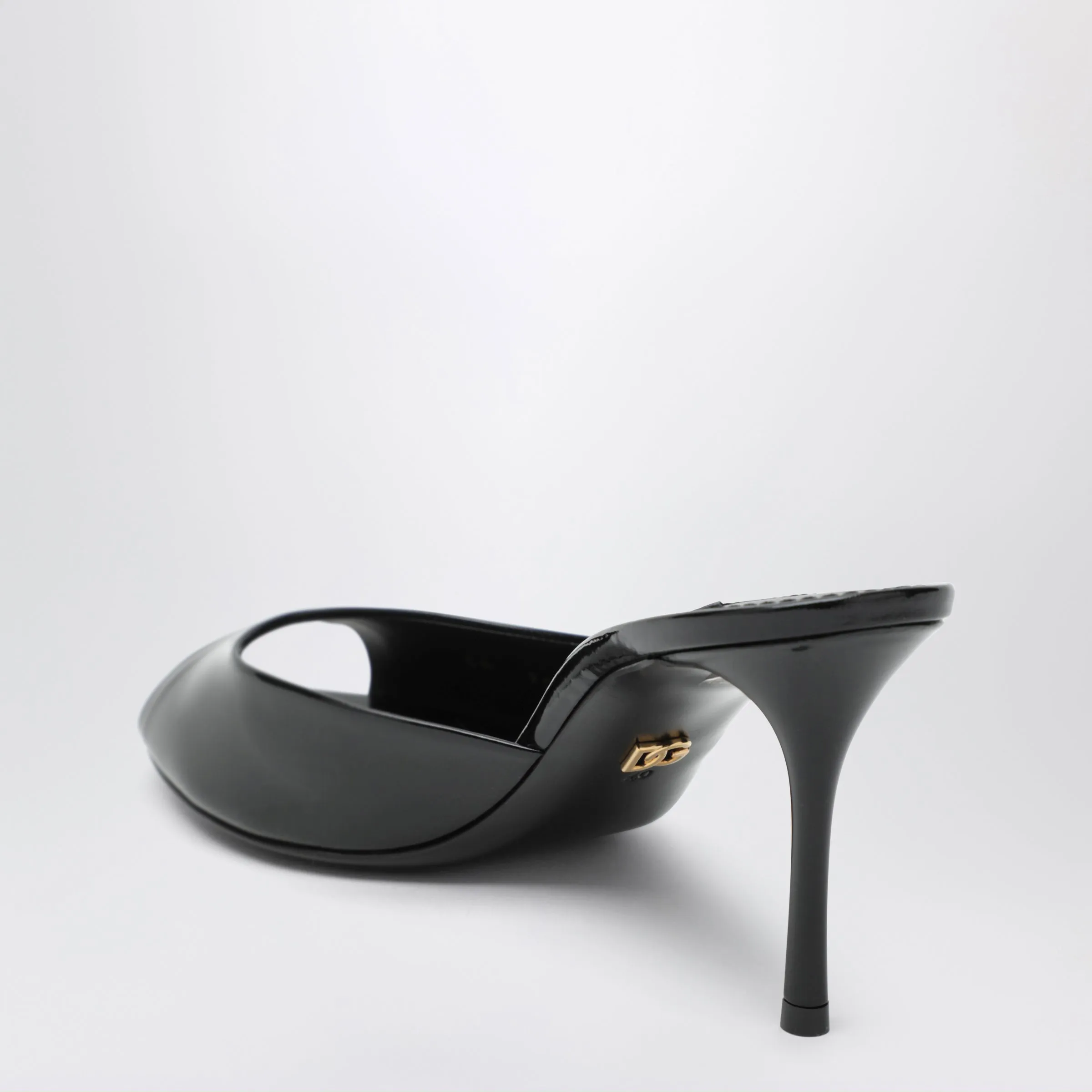 Black Keira Patent Mules sold by Wanan Luxury product image thumbnail 2