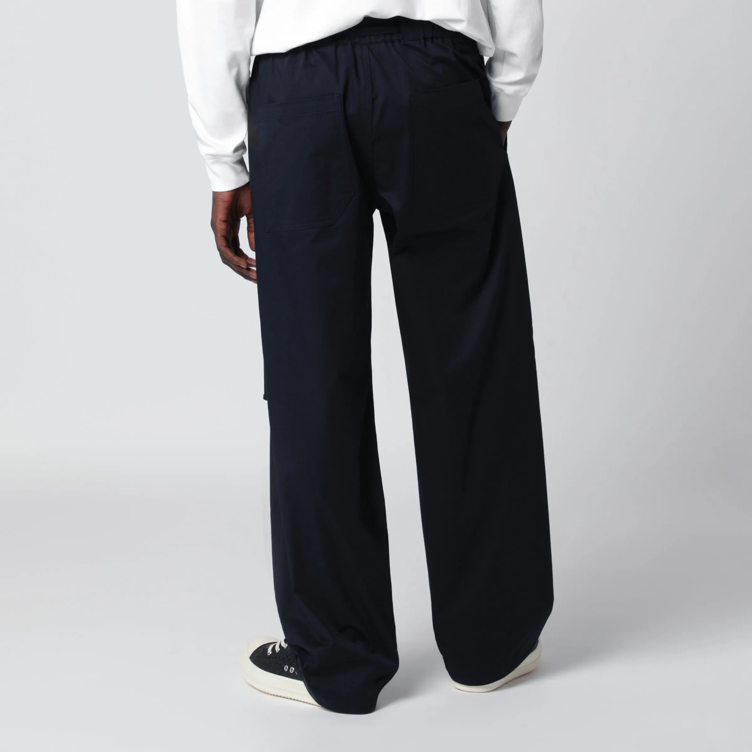 Jordan Relaxed Fit Navy Blue Trousers sold by Wanan Luxury product image thumbnail 2