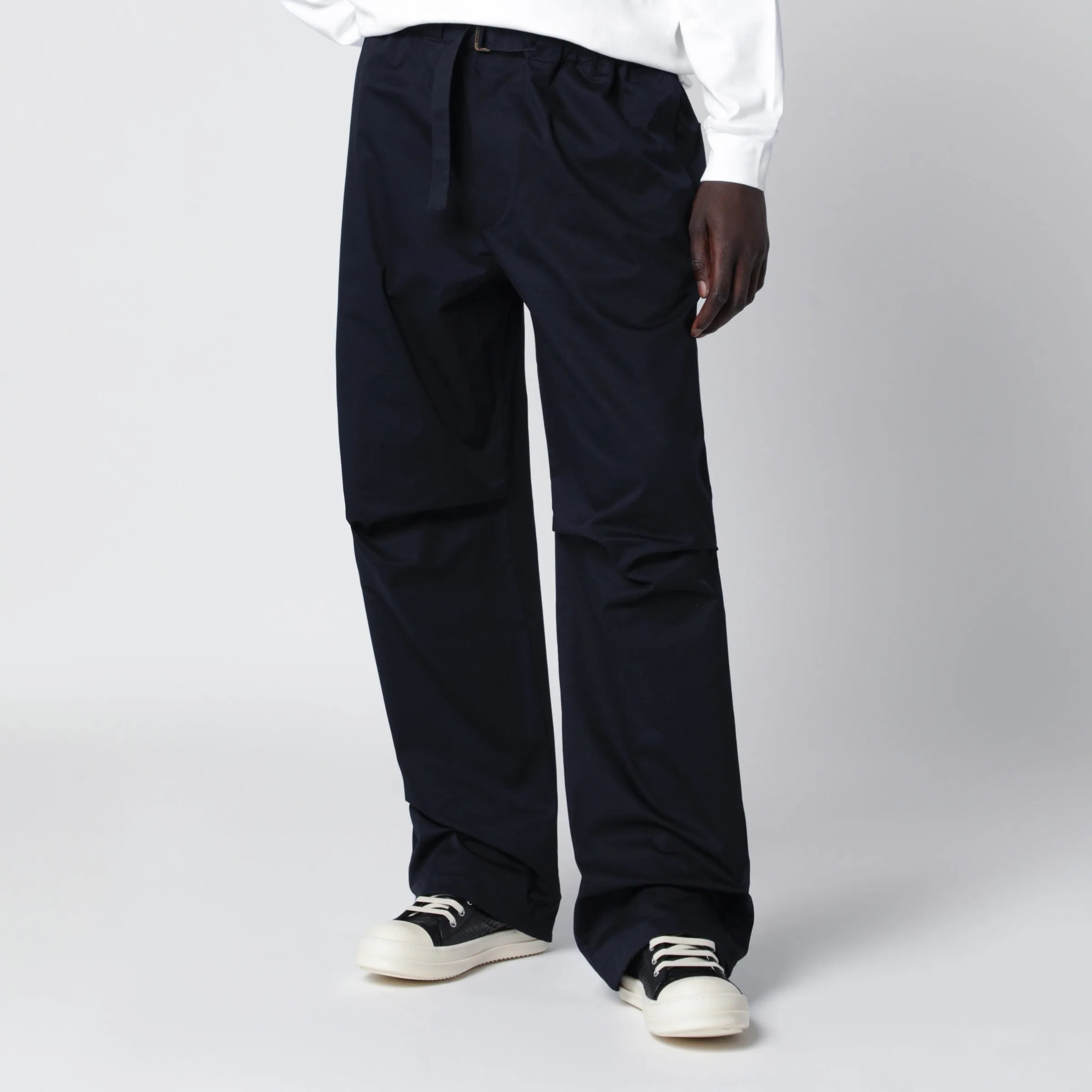 Jordan Relaxed Fit Navy Blue Trousers sold by Wanan Luxury