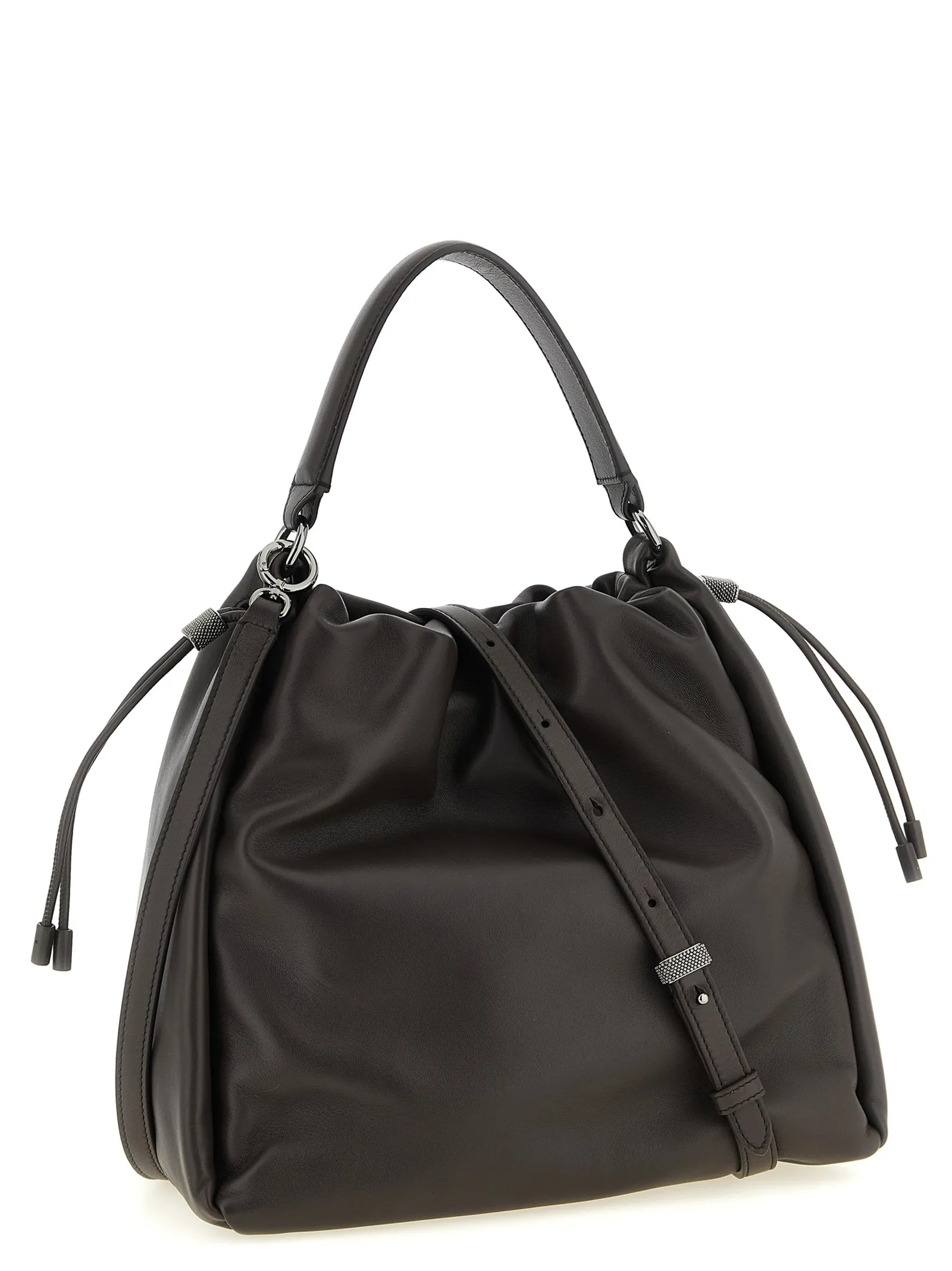 Bucket Mellow Hand Bags Brown sold by Wanan Luxury product image thumbnail 2